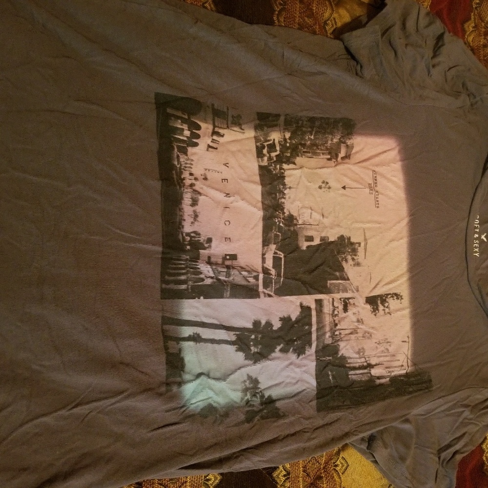 Gray soft and sexy ae graphic tee (s)